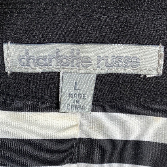 Charlotte Russe Women's Black Long Sleeve Lightweight Single Button Blazer Top L - Picture 2 of 11